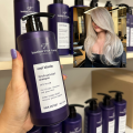 Full Rutine for blondt og grått hår som eliminerer gule toner Full Rutine for blondt og grått hår som eliminerer gule toner