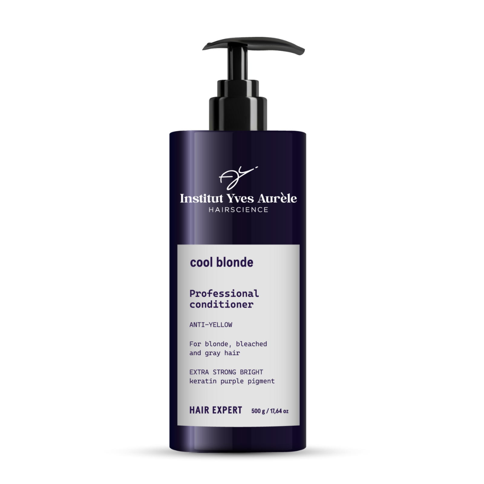 COOL BLONDE Balsam for blondt og grått hår som fjerner gule toner (500 ml) COOL BLONDE Balsam for blondt og grått hår som fjerner gule toner (500 ml)