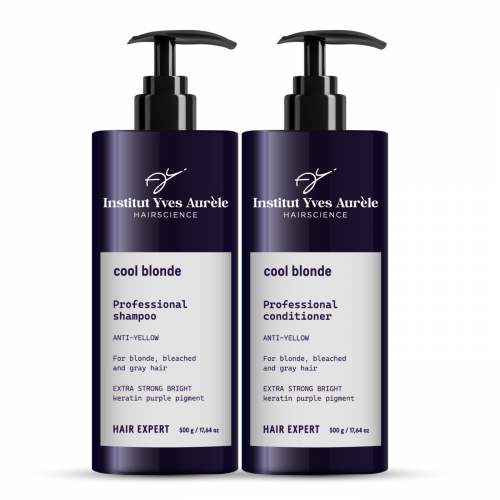 Full Rutine for blondt og grått hår som eliminerer gule toner